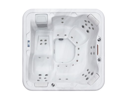 Freestanding Acrylic Massage Heating Bathtub Outdoor Soaking Spa Hot Tub